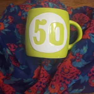 NWT  Hallmark "50" Mug